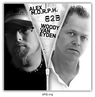 Alex M.O.R.P.H. B2B Woody van Eyden and Vicky Devinee - HeavensGate 110 on Party107 (09-11-08) 