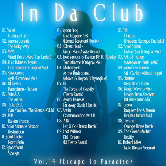 In Da Club - Vol.14 (Escape To Paradise)