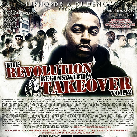 HipHopDX and DJ DENOX PRESENTS WORDSMITH - THE REVOLUTION BEGINS WITH A TAKEOVER VOL.2 